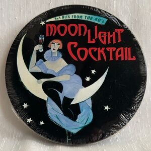 Moonlight Cocktail CD No.1 Hits From the 40’s Wrapped Tin Brisa Made in Germany